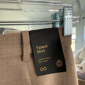 Aritzia Babaton Talent Skirt NWT 00 maxi high rise